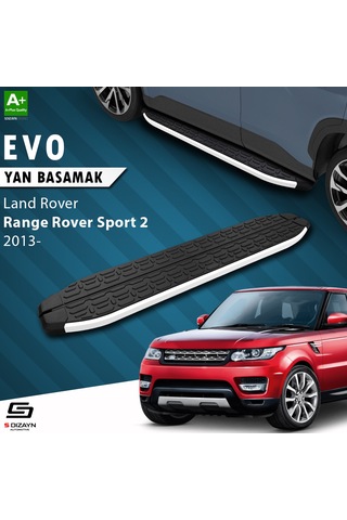 S-dizayn Land Rover Range Rover Sport 2 Evo Aluminyum Yan Basamak 193 Cm 2013 Üzeri