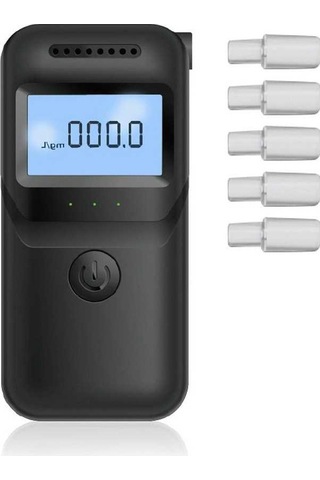 Besthome1 Taşınabilir Yüksek Hassasiyetli Alkol Ölçer, Sesli Sonuç, 50 Kayıt Hafızalı, Gece Okunabilir Lcd Ekran, Çok Kolay Kul