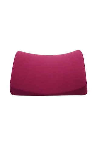 Viscofoam Ortopedik Bel Yastığı Ofis Sandalye Araç Koltuk Bel Destek Yastığı Visco Bel Yastığı Mürdüm