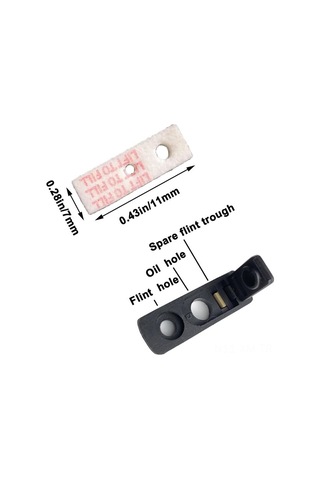 Ximistore9 Benzin Çakmak Tamiri Seti: Çakmak Taşı, Pamuk, Kumaş, Geri Dirençli Lastik Yuva İle Kullanıma Uygun Çoğu Benzinli Çakmak