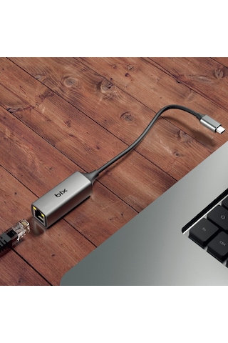 Bix Adp-09 Type-C 3.1 Gigabit Ethernet Dönüştürücü Adaptör
