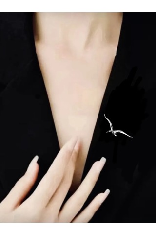 Especailly For You Broş Kuğu 463775575 Gri