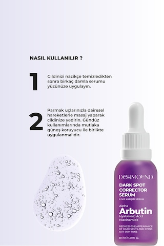 Dermoend Dark Spot Corrector Serum Ve Tarak