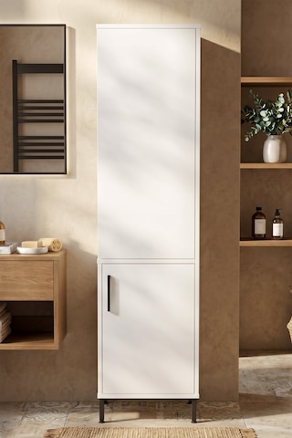 Yurudesign Vitale Çok Amaçlı Dolap Banyo Dolabı Beyaz Vı1-W Beyaz