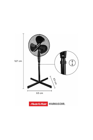 Koenic KOSF 40326 3 Pervane Vantilatör