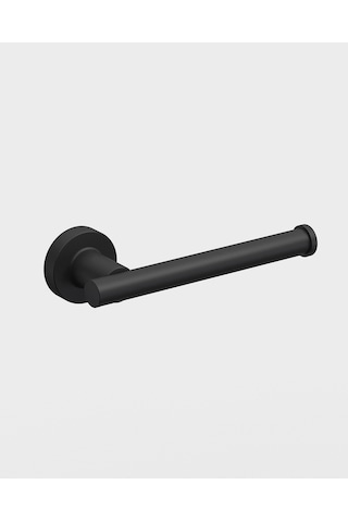 Tecno Black Tuvalet Kağıtlık, Yedek - Mat Siyah Mat Siyah