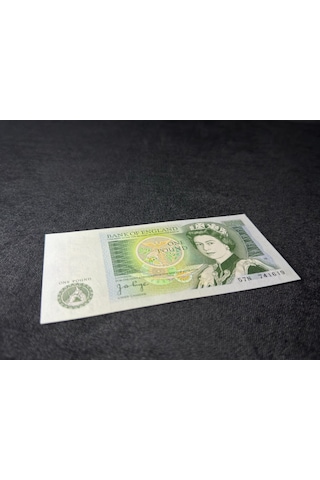 İngiltere Great Britain , 1 Pound 1978-80 Seri No 57n 741619 P 377a Eski Yabancı Kağıt Para Unc Çil