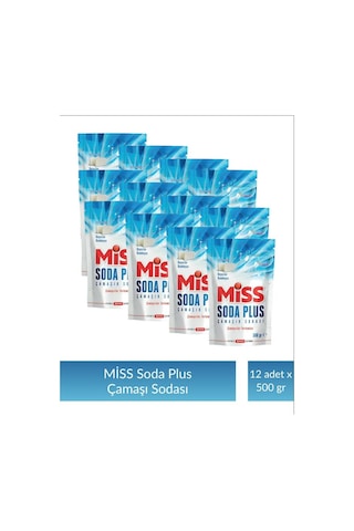 Miss Soda Plus 500 Gr X 12 Adet 12'li Set