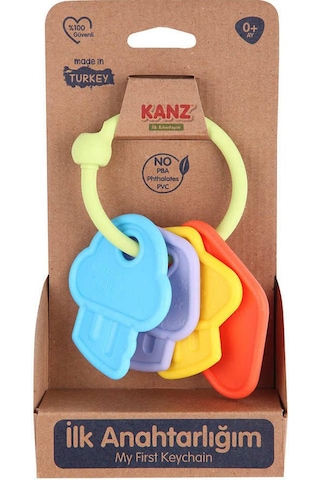 Kanz İlk Anahtarlığım Knz-30742 (Karışık Renk ve Model)