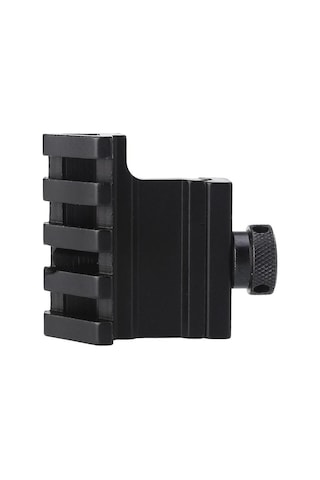 Aparatı Av Malzemesi Hafif Parça Taktik 45 Derece Açı Ofset Yan Adaptörü 20mm Picatinny Ray