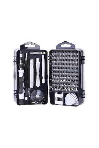 115 İn 1 Hassas Tornavida Onarım Alet Manyetik Sürücü Kitli Elektronik Hassas Tornavida Seti