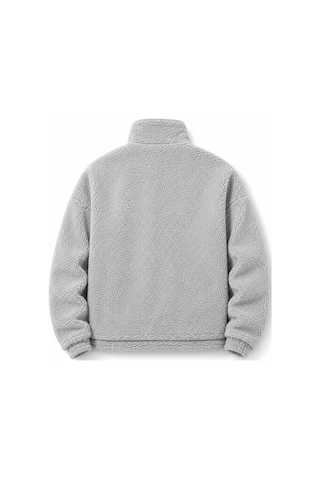 Ghassy Co. Erkek Alaska Regular Peluş Sherpa Kışlık Tam Fermuarlı Polar Sweatshirt Diğer