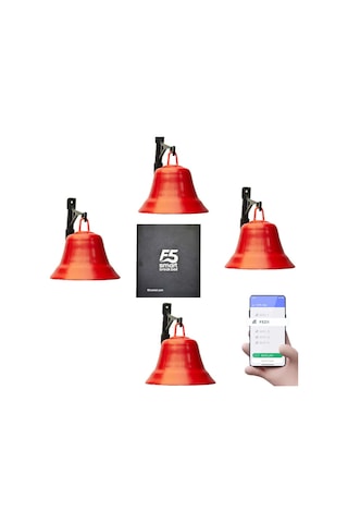F5 Smart Fabrika Mola Zil Saati Seti Dört Çanlı Set