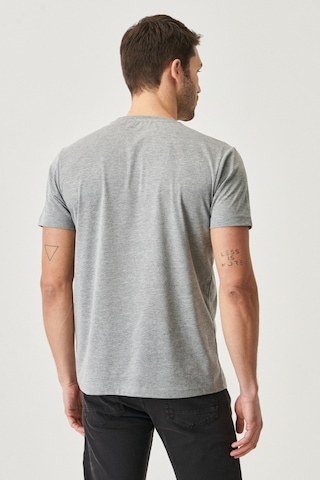 Ac&Co / Altınyıldız Classics 554388800 Slim Fit Bisiklet Yaka Düz Erkek Tişört 2'li Gri