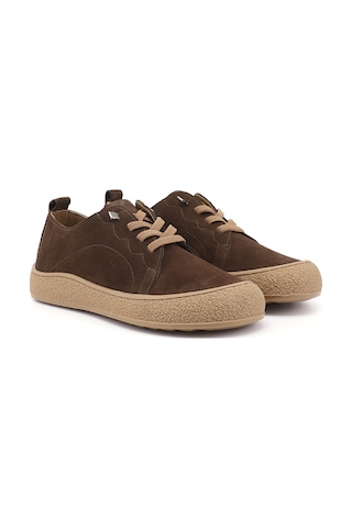 Gönderir Kadın Açık Kahve Süet Bağcıklı Hakiki Deri Sneaker Dyza85245732