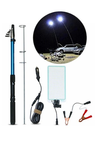 Powermaster Taşınabilir Ayarlanabilir Fonksiyonel Dış Mekan Aydınlatma Işığı Beyaz