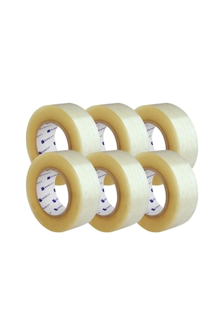 Bonabant Akrilik 4,5 Cm X 100Mt 6 Adet Şeffaf Koli Bandı