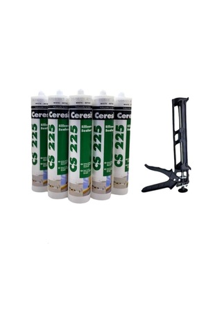 Şeffaf Silikon 280 Ml 5'li Set Plastik Silikon Tabancası Ay6