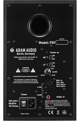Adam Audio T5V 5 Inç Aktif Monitör Hoparlör Tek
