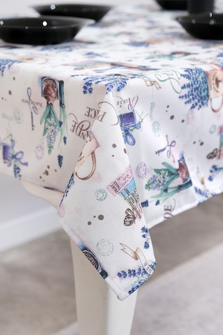 Sufre Sıvı Geçirmez Masa Örtüsü Sofra Bezi Sofra Örtüsü Piknik Örtüsü Lavanta