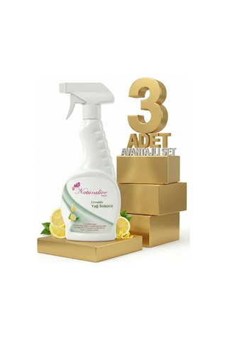 Naturalive Limonlu Yağ Çözücü 3x500 Ml
