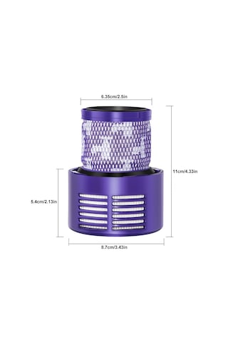 Dyson V10 Uyumlu Şarjlı Süpürge Yıkanabilir Filtre