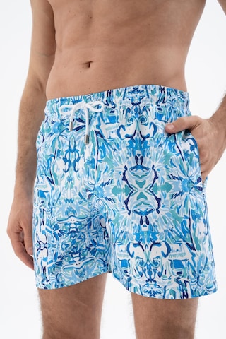 AR-MA Arma Erkek Regular Fit Çok Renkli Mayo Deniz Şortu Y25525278001 Mavi