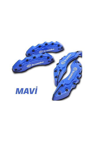 Honda Mavi Brembo 4'lü Kaliper Seti Kabartmalı