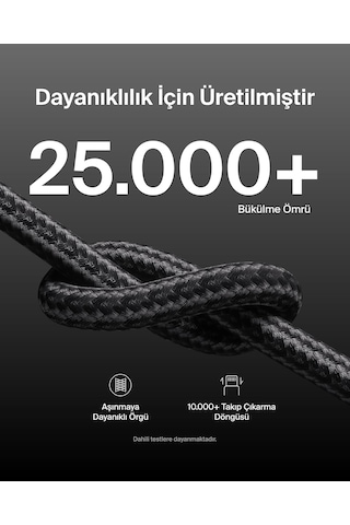 Belkin 2'li Örgülü Usb-c - Lightning Kablo, 1,5 M, Apple Uyumlu iPhone 14 Ve Ö