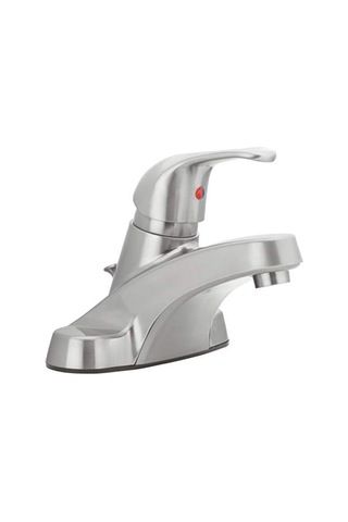 Aqua Vista 30-b410-av-bn Watersense Sertifikalı Banyo Lavabo Bataryası, Fırçalanmış Nikel Tek Kulp