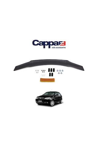 Cappafe Fiat Palio Ön Kaput Koruma Rüzgarlık 4Mm Abs 2007-2018