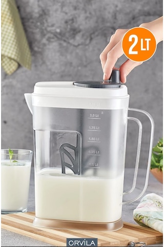 Mikser Çırpıcı Karıştırıcı Sürahi 2 Lt Limonata Ayran Içecek