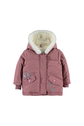 Civil Baby Kız Bebek Kapüşonlu Mont 6-18 Ay Pudra 21a691004k01-2 Pudra