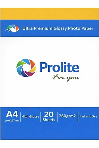 Fotoğraf Resim Baskı Kağıdı 20 Adet 1 Paket A4 -20 Adet - 260gsm