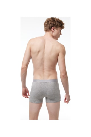 Malabadi Erkek Gri Pamuk Elastan Boxer 075 Gri
