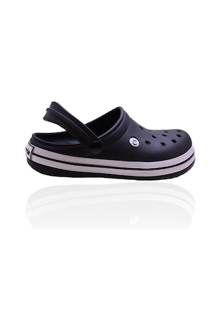 15090 Carlaverde Crosss Tarzı Unisex Terlik Hemşire Doktor Siyah