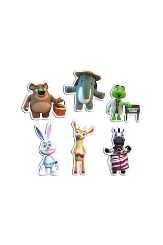 Trt Çocuk Tavşan Momo Baby Puzzle