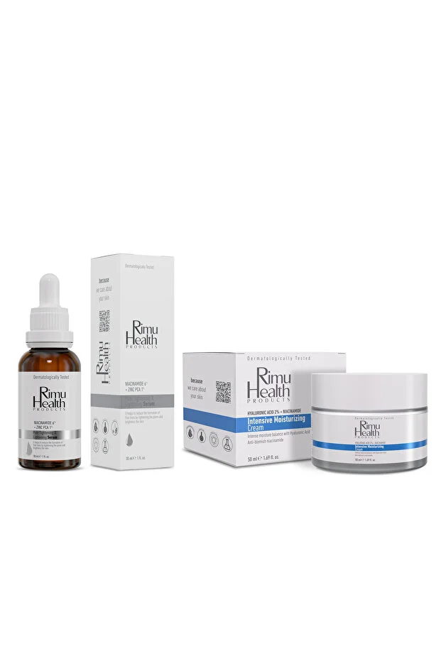 Rimu Health Products Siyah Nokta Karşıtı Ve Cilt Tonu Eşitleyici Yoğun Nemlendiricili Cilt Bakım Seti