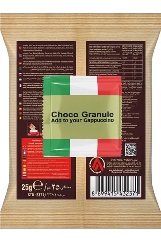 Mahbuba Çikolata Soslu Bol Köpüklü Granule Cappuccino Hazır Kahve 20x25gr Granül