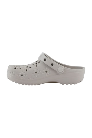 Crocs Classic Floral Kadın Kahverengi Terlik 210927-214 Krem