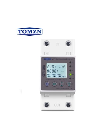 Tomzn Kaçak Akım Koruma ve Yüksek Voltaj Ve Akım Koruyucu Röle 63A Devrimsel Yenilik