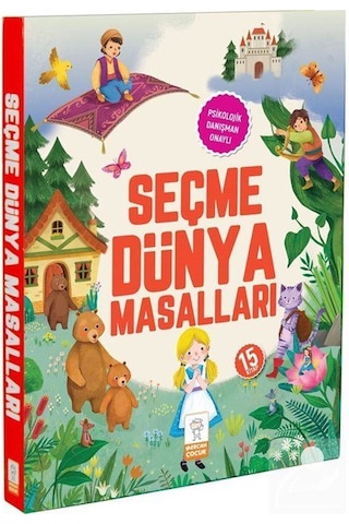 Mercankitap Seçme Dünya Masalları Resimli (15 Kitap Set) (5, 6, 7 Yaş ve Ü.