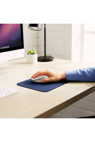 230x170x3 Mm Mouse Pad Kaymaz Non-slip Taban Pürüzsüz Bez Yüzey Mavi