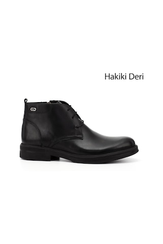 Gönderi(R) Gönderi R Erkek Siyah Fermuarlı Hakiki Deri Klasik Bot Dkmb64901651