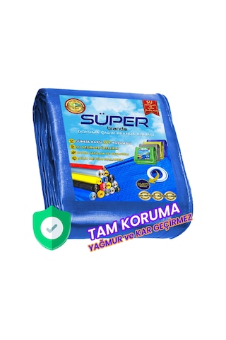Süper Pe Branda - 200 Gr/m2 Mavi