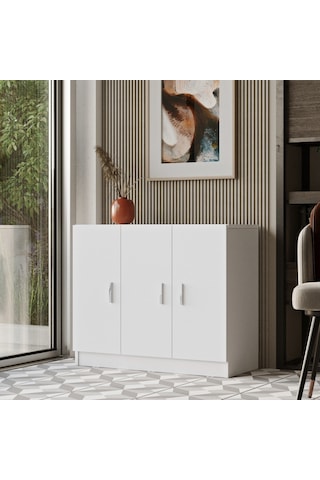 Robin Home Verona E Ofis Çok Amaçlı Dolap Beyaz