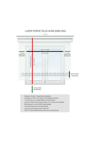 Lazer Stor Perde - İthal Mat Kalın Stor 001