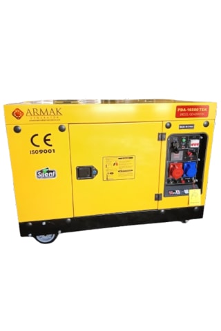Armak PDA-16500 TEK 16.5KVA Dizel Trifaze Kabinli Portatif Jeneratör