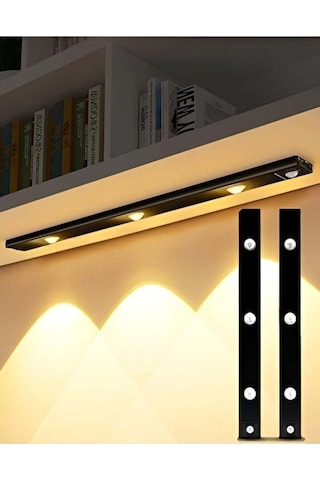Ekim Aydınlatma Ct-2464 3w Bella Slim Cabinet Hareket Sensörlü Siyah Dimmerli Led Dolap Lambası Şık Ve Pratik T Siyah