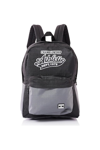 Bear&deer Athletic Sırt Çantası Siyah Cn0008 Gri - Siyah